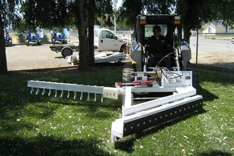 skid steer free stall groomer|freestall groomer.